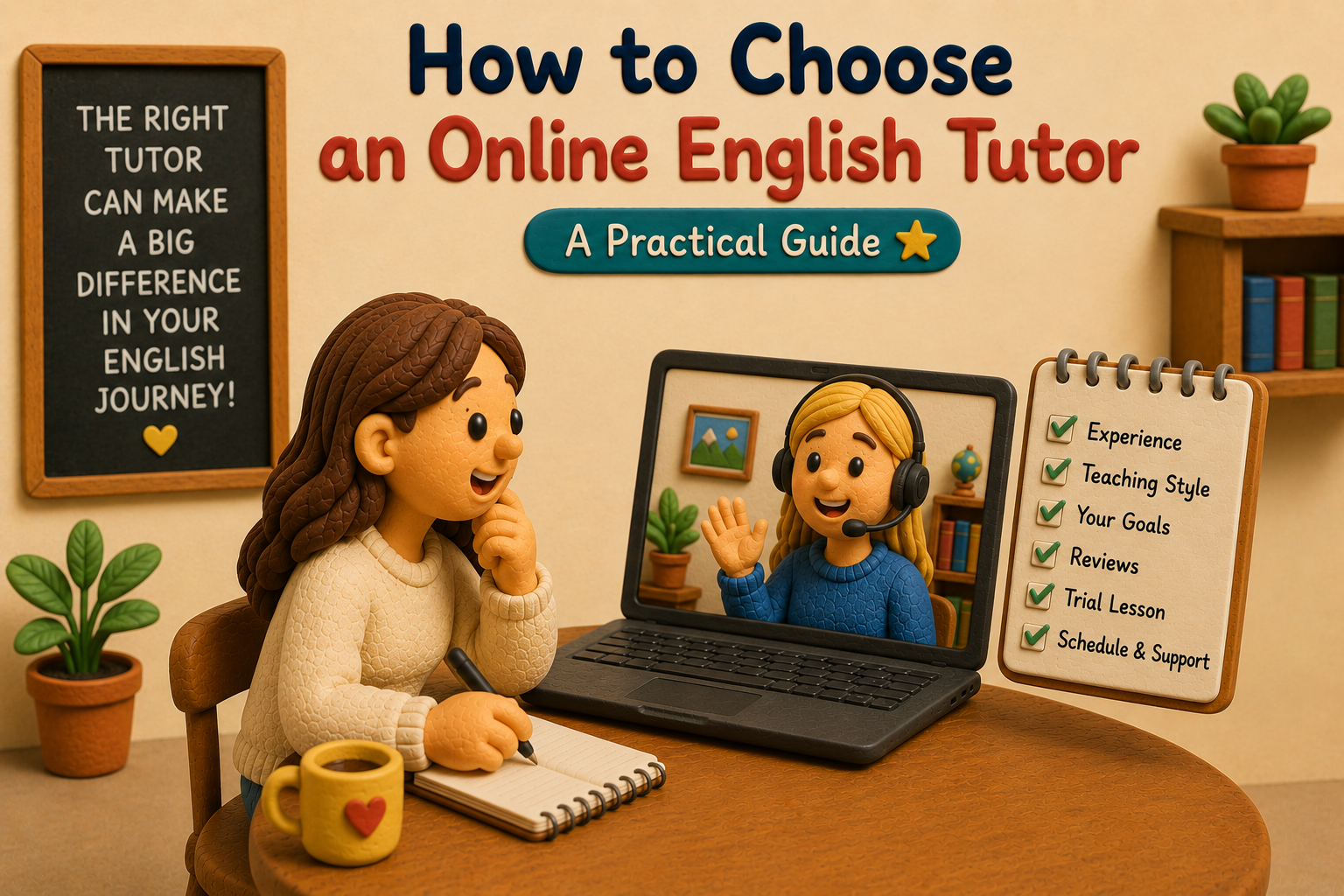How to choose an online English tutor - a practical guide